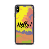 Hello! (Friendly) Colorful iPhone Case