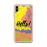 Hello! (Friendly) Colorful iPhone Case