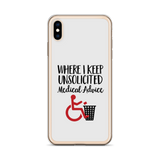 Unsolicited Medical Advice iPhone Case