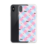 Disability Themed Small Patchwork  iPhone Case) Pastel Colors