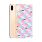 Disability Themed Small Patchwork  iPhone Case) Pastel Colors