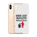 Unsolicited Medical Advice (iPhone Case) Standing Version