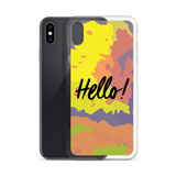 Hello! (Friendly) Colorful iPhone Case