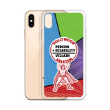 Hollywood Ableism: Person + Disability = Villain (iPhone Case Comic Pattern)