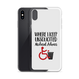 Unsolicited Medical Advice iPhone Case