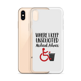 Unsolicited Medical Advice iPhone Case