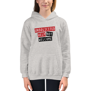 Unsolicited Help Not Welcome (Kids Hoodie) 