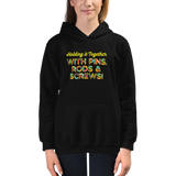 Holding It Together with Pins, Rods & Screws (Kids Hoodie)