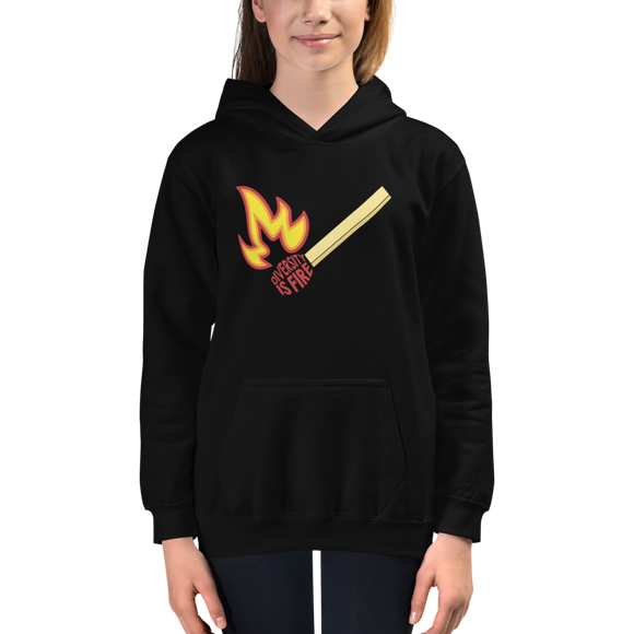 Diversity is Fire (Kid's Hoodie)