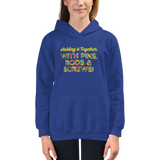 Holding It Together with Pins, Rods & Screws (Kids Hoodie)