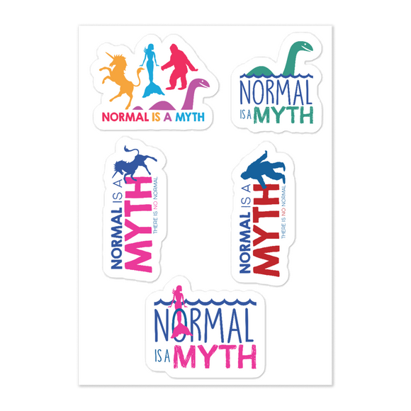 Normal is a Myth (Creatures Sticker Sheet)