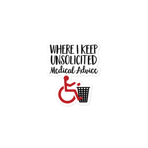 Unsolicited Medical Advice (Sticker)