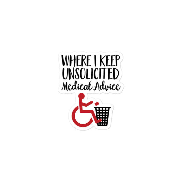 Unsolicited Medical Advice (Sticker)