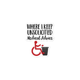 Unsolicited Medical Advice (Sticker)