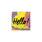 Hello! (Friendly) Colorful Stickers