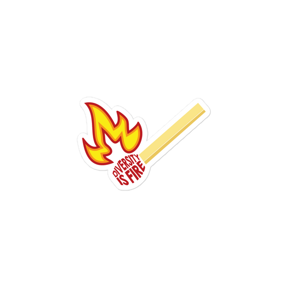 Diversity is Fire (Sticker)