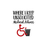 Unsolicited Medical Advice (Sticker)