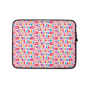 Diversity is Not Charity (Printed All-Over Laptop Sleeve)