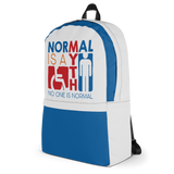 Normal is a Myth (Sign Icons) Backpack