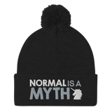 Normal is a Myth (Unicorn) Pom-Pom Beanie