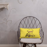 Be Different (Esperanza - Raising Dion) Pillow 20x12 or 18x18