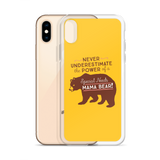 Never Underestimate the power of a Special Needs Mama Bear! iPhone Case