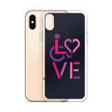 LOVE (for the Special Needs Community) iPhone Case Stacked Design 2 of 3
