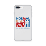 Normal is a Myth (Sign Icons) iPhone Case