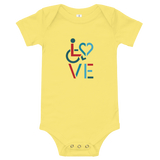 LOVE (for the Special Needs Community) Baby Onesie Stacked Design 3 of 3