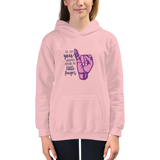 kid's hoodie I’ve got you wrapped around my little finger spoiled sassy cute charming daddy’s little girl sammi haney cutesy girly sass