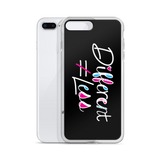 Different Does Not Equal Less (As Seen On Netflix’s Raising Dion) Black iPhone Case