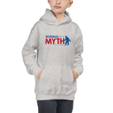 kid's hoodie normal is a myth big foot yeti sasquatch peer pressure popularity disability special needs awareness inclusivity acceptance activism