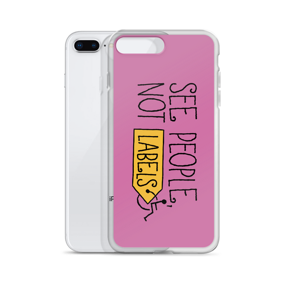 iPhone case See people not labels label disability special needs awareness diversity wheelchair inclusion inclusivity acceptance