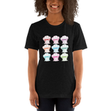 Sammi Haney (Esperanza - Raising Dion) 9 Faces with Outline, Unisex T-Shirt