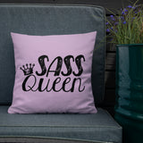 Sass Queen (Pillow 20x12 or 18x18)
