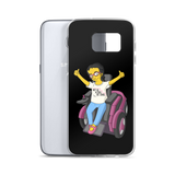 Esperanza From Raising Dion (Yellow Cartoon) Not All Actors Use Stairs Black Samsung Case