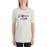 Different Does Not Equal Less (As Seen on Netflix's Raising Dion) Adult Shirts