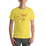 Different Does Not Equal Less (Original Clean Design) Adult Light Color Shirts