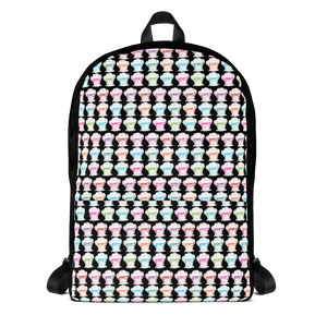 backpack school print all over Different Colored Faces of Sammi Haney Esperanza Netflix Raising Dion fan sassy wheelchair pink glasses disability osteogenesis imperfecta OI