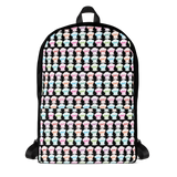 backpack school print all over Different Colored Faces of Sammi Haney Esperanza Netflix Raising Dion fan sassy wheelchair pink glasses disability osteogenesis imperfecta OI