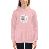 Don't Hate Different (Kid's Hoodie)