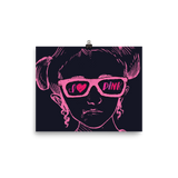 poster I love Pink pink glasses love luv heart Raising Dion Esperanza fan Netflix Sammi Haney