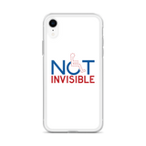Not Invisible (White iPhone Case)