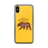 Never Underestimate the power of a Special Needs Papa Bear! iPhone Case