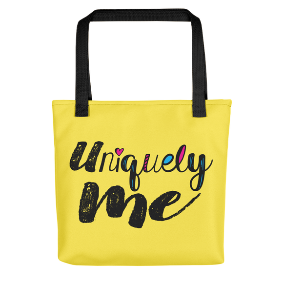 tote bag Uniquely me different one of a kind be yourself acceptance diversity inclusion inclusivity individual