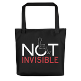 drawstring bag not invisible disabled disability special needs visible awareness diversity wheelchair inclusion inclusivity impaired acceptance