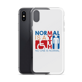 Normal is a Myth (Sign Icons) iPhone Case