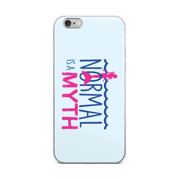 iPhone case normal is a myth mermaid peer pressure popularity disability special needs awareness inclusivity acceptance