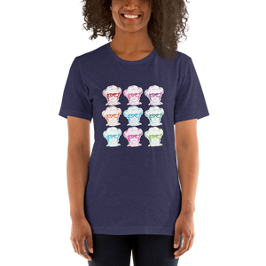Shirt 9 Different Colored Faces of Sammi Haney Esperanza Netflix Raising Dion fan sassy wheelchair pink glasses disability osteogenesis imperfecta OI