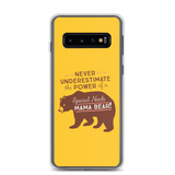 Samsung case Never Underestimate the power of a Special Needs Mama Bear! mom momma parent parenting parent moma mom mommy power